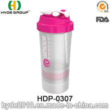 500ml BPA Free proteína Shaker garrafa, garrafa de plástico em pó Shaker (HDP-0307)